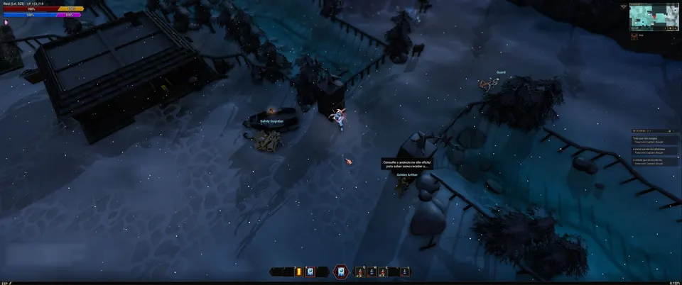 Captura do jogo em ultrawide 21:9, 3440 por 1440: o mundo ocupa a tela inteira.